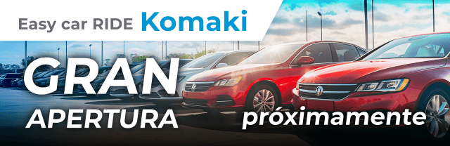 Tienda Easy car RIDE Komaki – Gran inauguración próximamente