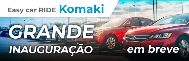 Loja Easy car RIDE Komaki – Grande inauguração em breve